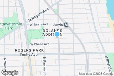 Map image of the property - 7318 N Ashland Blvd