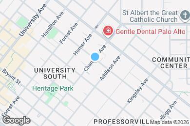 Map image of the property - 594 Channing Ave