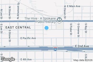 Map image of the property - 2714 E 1st Ave
