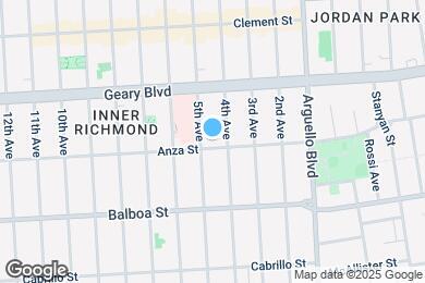 Map image of the property - 1334 Anza St