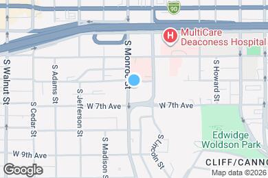 Map image of the property - 607 S Monroe St