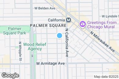 Map image of the property - 2113 N Mozart St