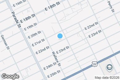 Map image of the property - 540 E 22nd St