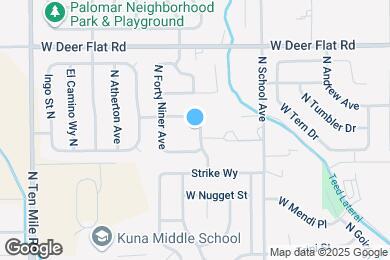 Map image of the property - 1233 N Pyrite Ave