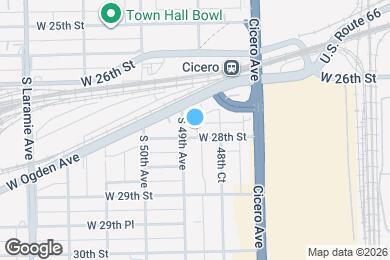 Map image of the property - 4854 28th St