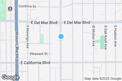Map image of the property - 426 S Los Robles Ave