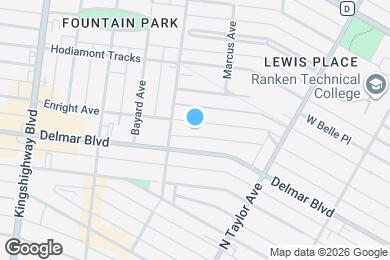 Map image of the property - 4628 Enright Ave