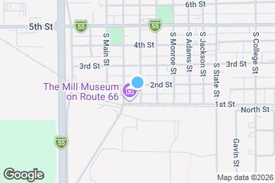 Map image of the property - 715 S Jefferson St