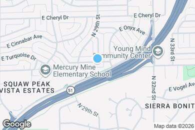 Map image of the property - 2937 E Turquoise Dr