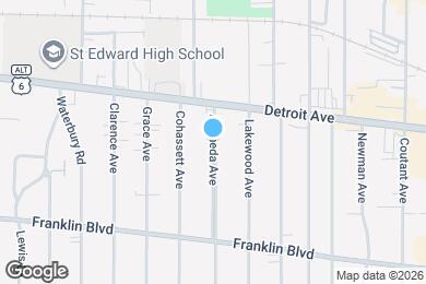 Map image of the property - 1437 Alameda Ave