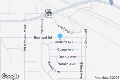 Map image of the property - 1618 Orchard Ave