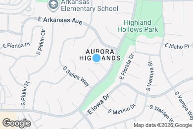 Map image of the property - 17850 E Gunnison Pl