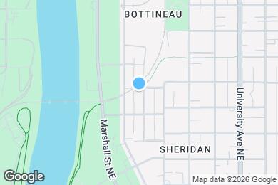 Map image of the property - 1628 California St NE