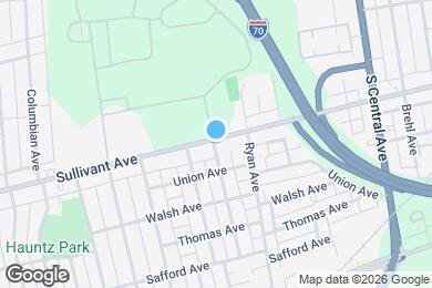 Map image of the property - 1641 Sullivant Ave