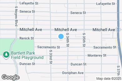 Map image of the property - 3316 Renick St