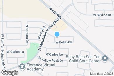 Map image of the property - 3185 W Dancer Ln