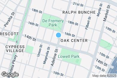 Map image of the property - 1427 Adeline St