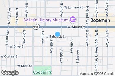 Map image of the property - 510 W Babcock St