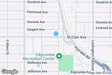 Map image of the property - 1222 Saint Clair Ave