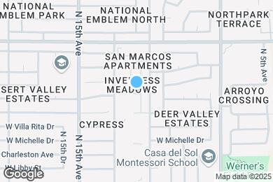 Map image of the property - 1116 W Villa Maria Dr