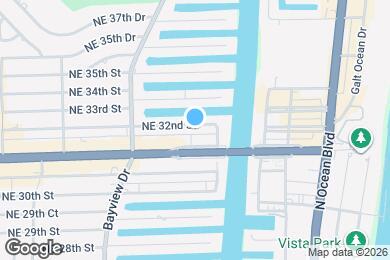 Map image of the property - 2864 NE 32nd St