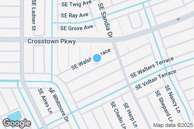 Map image of the property - 313 SE Wallace Terrace