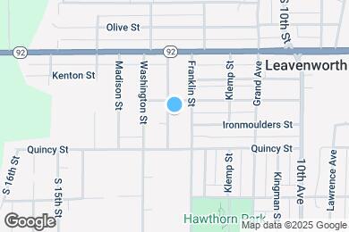 Map image of the property - 1013 Jackson St