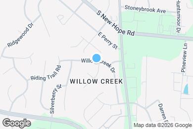 Map image of the property - 849 Willow Creek Dr