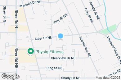 Map image of the property - 1214 Alder Dr NE