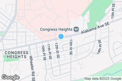 Map image of the property - 1215 Alabama Ave SE