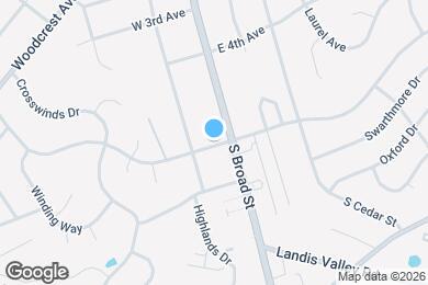 Map image of the property - 712 S Broad St