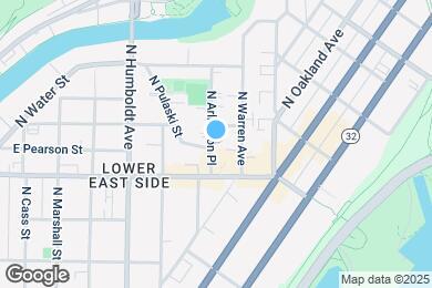 Map image of the property - 1740 N Arlington Pl