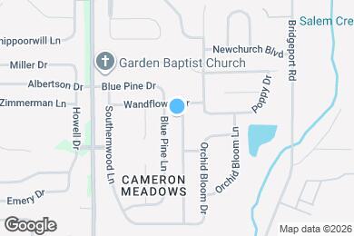 Map image of the property - 1836 Dutch Elm Dr