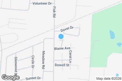 Map image of the property - 1298 Copperfield Dr