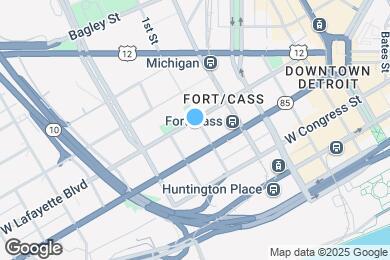 Map image of the property - 525 W Lafayette Blvd