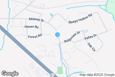 Map image of the property - 165 Midway Dr