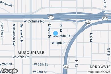 Map image of the property - 925 W Mirada Rd