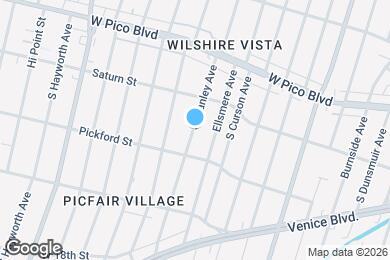 Map image of the property - 1554 S Stanley Ave