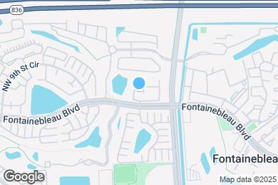 Map image of the property - 9725 Fontainebleau Blvd
