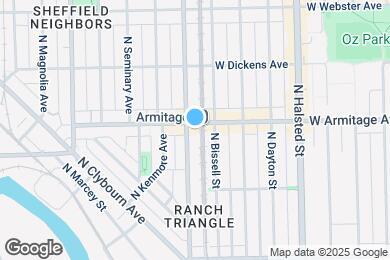 Map image of the property - 953 W Armitage Ave