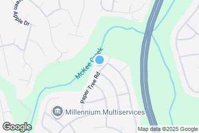 Map image of the property - 9907 Paper Tree Rd