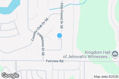 Map image of the property - 2815 Club Forest Dr SE