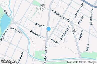 Map image of the property - 322 S Potomac St