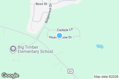 Map image of the property - 2551 Hearthstone Dr