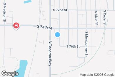 Map image of the property - 7428 S Puget Sound Ave