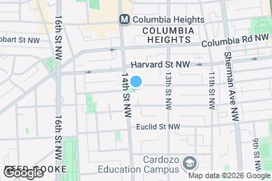 Map image of the property - 1360 Girard St NW