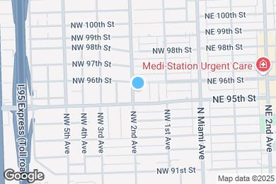 Map image of the property - 9555 NW 2nd Ave