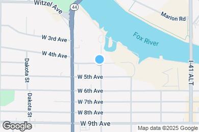 Map image of the property - 405 Michigan St