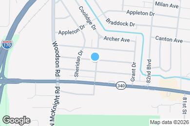 Map image of the property - 8400 Richard Ave