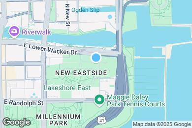 Map image of the property - 445 E Waterside Dr